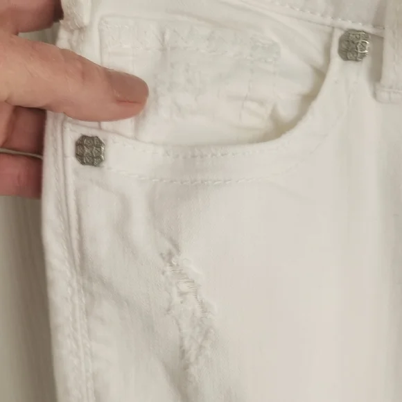 Silver Jeans White Suki Slim Jeans - Picture 5 of 9